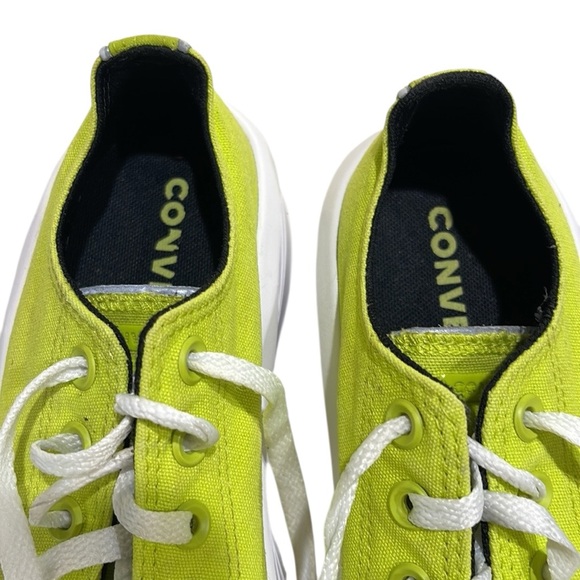 Converse All Star Move Low Top Platform Sneakers SZ 9 Women’s Neon Lime Twist - Picture 7 of 8